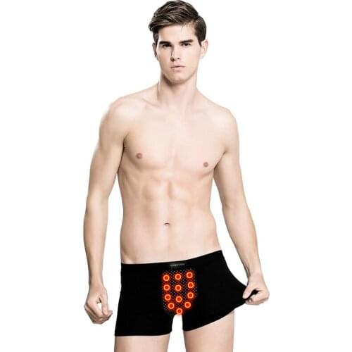 1 Pcs New Mens Underwear Magnetic Therapy Modal Boxer Shorts Health Care Men Underwear Breathable Casual Boxer Homme Panties Hot
