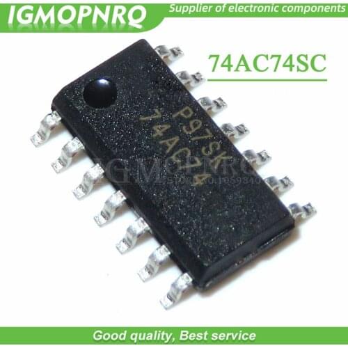 10pcs 74AC74SC SOP-14 74AC74 SOP14 74AC74SCX SOP