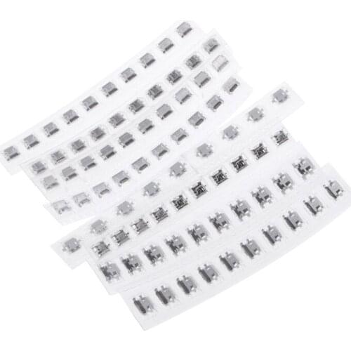 80 Pcs Micro USB Female Socket Jack 5Pin 8 Models Solder Mount SMD Connector