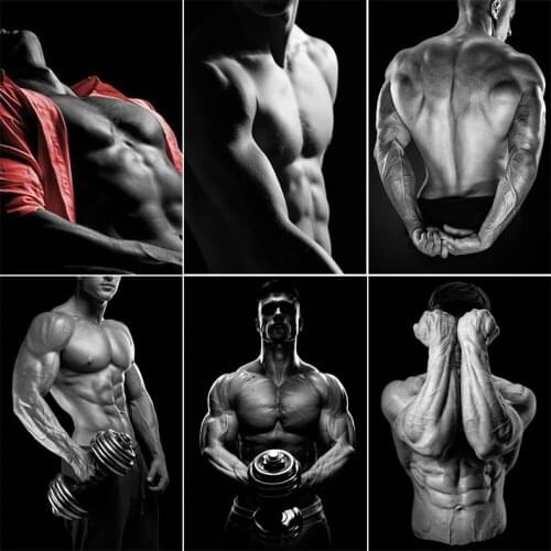 Diamond Painting Fitness Man Full Diamond Embroidery Sexy Gym Men Diamond Paintings Fantasy for Home Decor Mosaic Holiday Gift