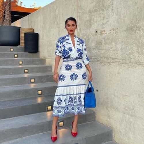 Daijiesiman Women's Blue Shirts