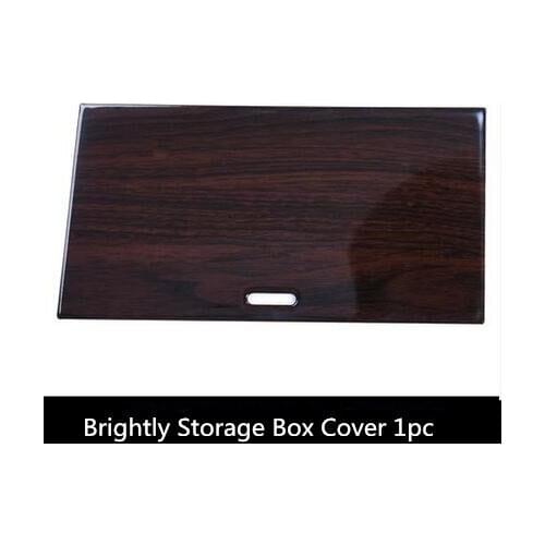 Btightly Imitation Wooden Storage Box Cover Decorated Protective Stciker For Toyota Prado 2010-2017 Z2EA370