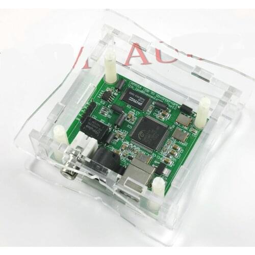 Diy toy accessories/technology model parts/CM6631A USB to SPDIF PMMA box/Supports coaxial fiber output/ 32 bit 384K sampling