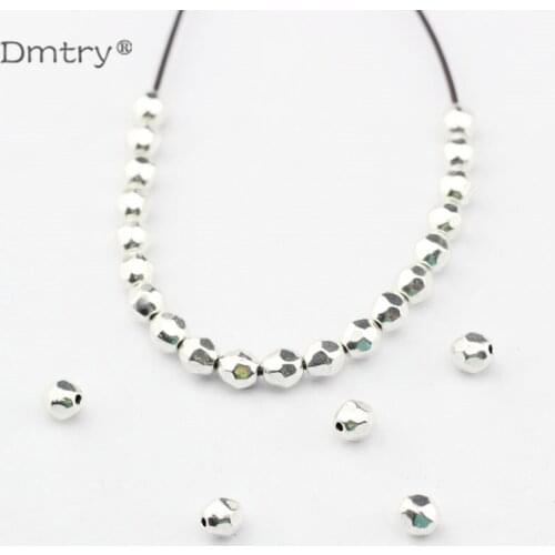Dmtry 50g/lot Wholesale Fashion Irregular Alloy Small Hole Beads Jewelry Findings For Jewelry Making DIY Accessories LC0147