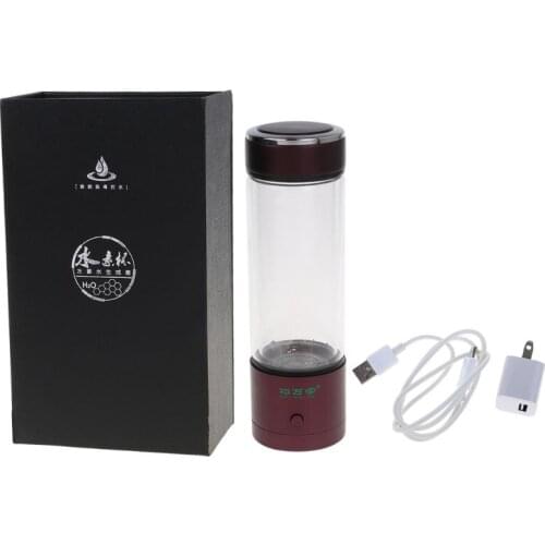 Double-layer Rich Hydrogen Water Generator Bottle SPE/ PEM Water Ionizer Bottles H2 & O2 Seperate D0AB