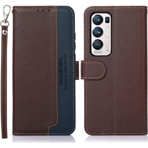 Find X3 Pro X 3 Neo 5G Luxury Case Business Leather Flip Cover RFID Blocking Card Holder for OPPO Find X3 Lite Case FindX3 Funda