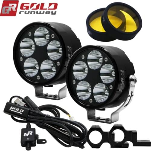 Фары на мотоциклы GOLD RUNWAY China At AliExpress