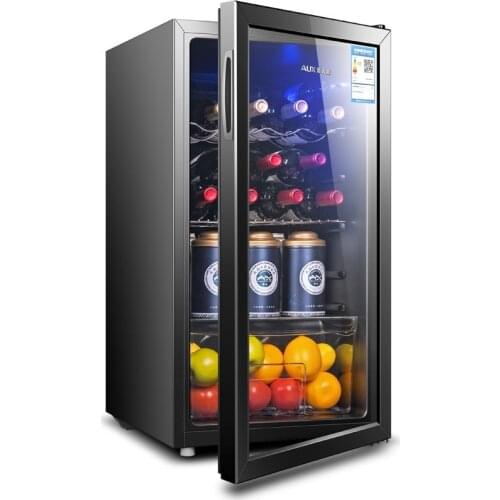 220V Ice Bar Small Household Living Room Single Gate Refrigerator Tea Leaf Storage Cabinet Wine Cooler Cabinet