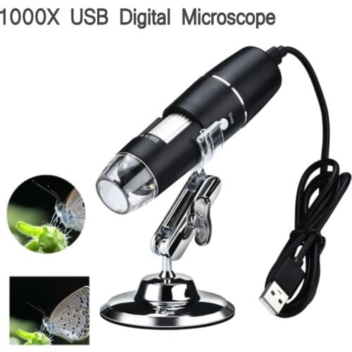 Microscope Camera 1000X USB Laboratory Digital Microscope Numerique Electronique With Stand For Mobile Phone Repair