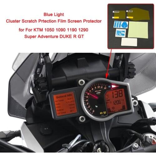MTCLUB For KTM 1050 1090 1190 1290 ADV GT 1290 Super Adventure DUKE Cluster Scratch Protection Film Screen Protector Blue Light