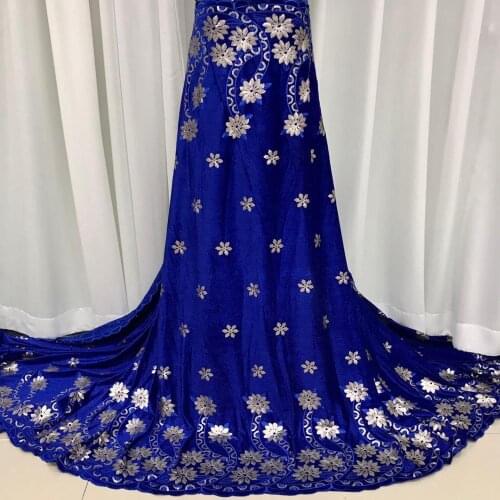 New African Velvet Lace Fabric Sequin 2020 High Quality Lace African Lace Fabric French Lace Fabric Nigerian Lace Fabric 5 Yards