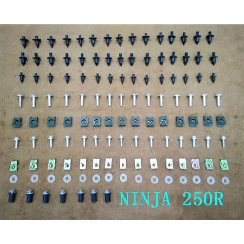 Fairing Bodywork Kit Bolts Screws For Fit For Kawasaki NINJA 250R 2008-2012