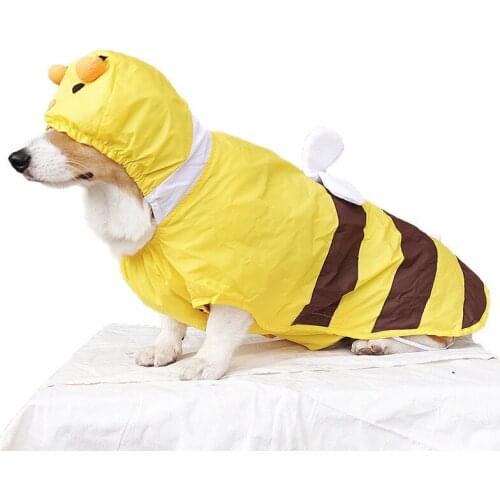 Corgi Dog Clothes Raincoat Pomeranian Schnauzer Pug French Bulldog Clothing Shiba Inu Golden Retriever Waterproof Clothing