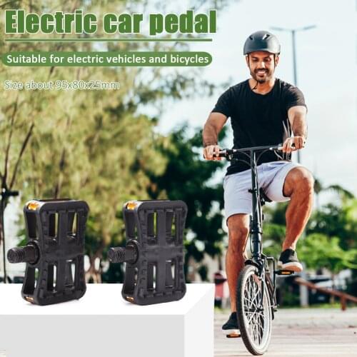 Electric Bicycle Pedals MTB Cycling Folding Road Bike Anti Slip Foot Plat Pedal Biking Portable Dustproof Cycling Part