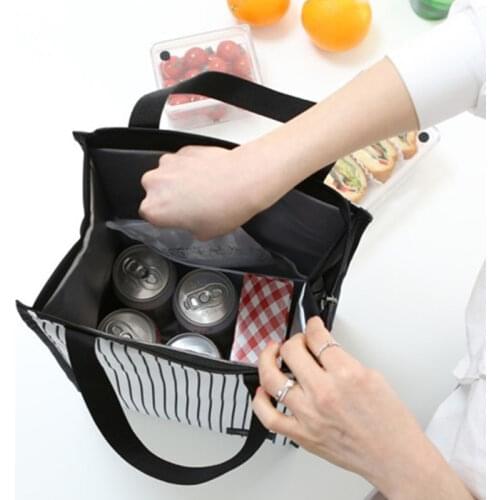 Waterproof Thicken Cooler Bags Portable Insulated Bag Large Capacity Lunch Bags Hand Food Delivery Bags Waterproof Ice Pack