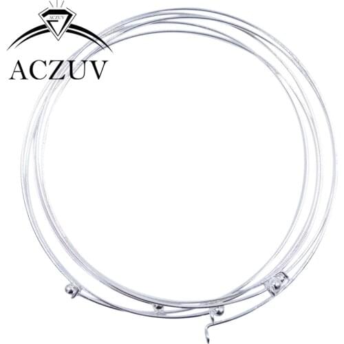 Silver Plated 50pcs 1.2mm Wire 13cm Round Metal Collar Circle Ring Choker Necklace Findings Accessories CNW003