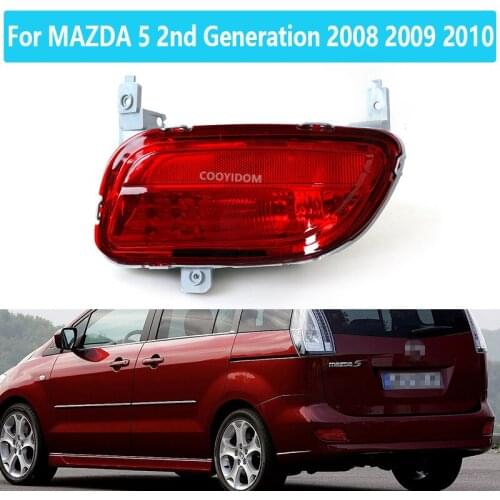 Fog Lamp Reflector Fog Light For MAZDA 5 2nd Generation 2008 2009 2010 Fog Light Rear Rear Bumper