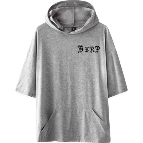 WAWNI Bizarrap Short-Sleeved Hooded Sweatshirt Loose Volleyball Harajuku Polyester Plus Cotton Hoodie Hip Hop Tops Cosplay 2021