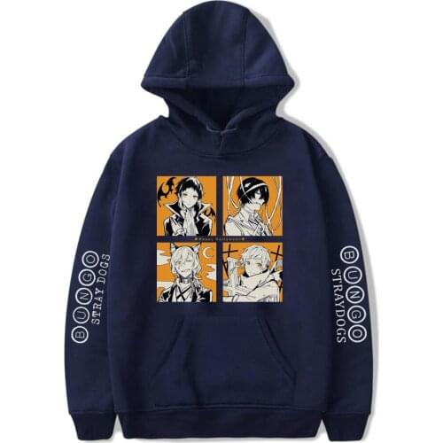 2021 Bungo Stray Dogs Hoodie Print Men/women Sweatshirt Harajuku Pullover Casual Clothing Streetwear Hoodies Bungo Stray Dogs