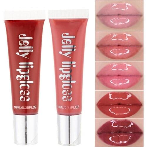 10ml HANDAIYAN Lip Plumper Candy Color Jelly Moisturizing Lip Tint Shiny Long Lasting Nourishing iquid Lip Gloss