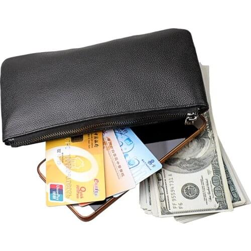 High quality women clutch bag top layer cowhide Japanese style purse retro genuine leather creative casual zipper wallets