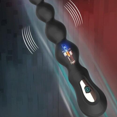 Pull Ring Holding Anal Plug Vibrator Sex Toys for Men Masturbation Couples Penis Exercise Massage Stick Sex Products for Adults