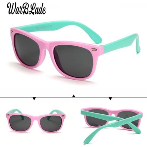 WarBLade Polarized Child Baby Safety Coating Sun Glasses TR90 Flexible Kids Sunglasses UV400 Eyewear Boys Girls oculos With Case