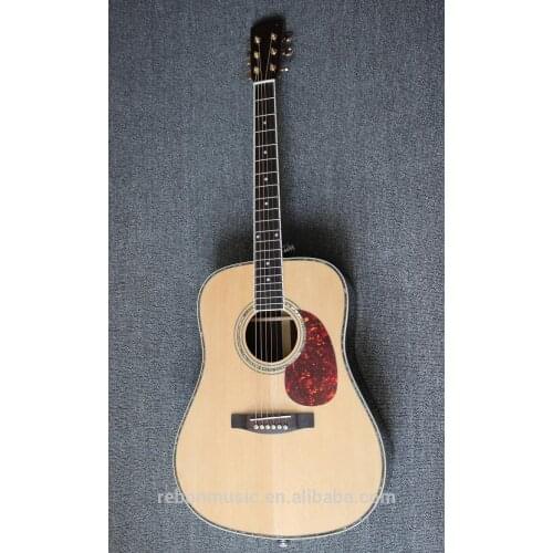 Weifang Rebon 41 inch all solid spruce&rosewood wood acoustic guitar