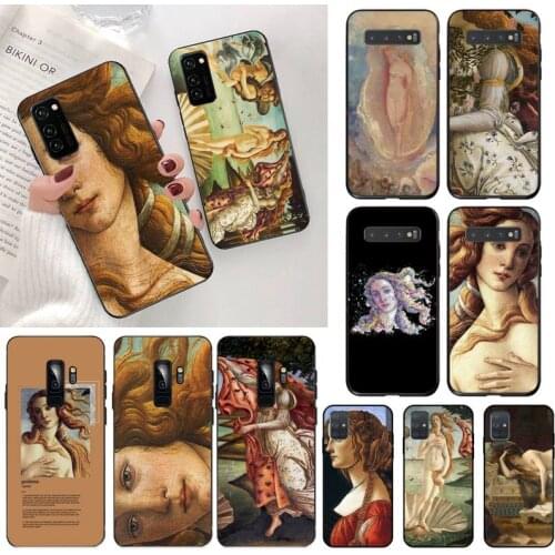 YJZFDYRM Art Paintings The Birth Of Venus Phone Case Hull for Samsung S20 plus Ultra S6 S7 edge S8 S9 plus S10 5G lite 2020