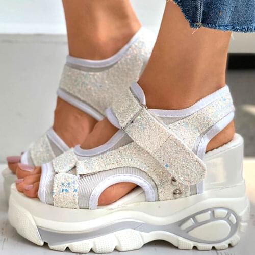 Brand New For Dropship Leisure High Heels Leisure Platform Wedges Sandals Summer Casual Shoes Women Footwear