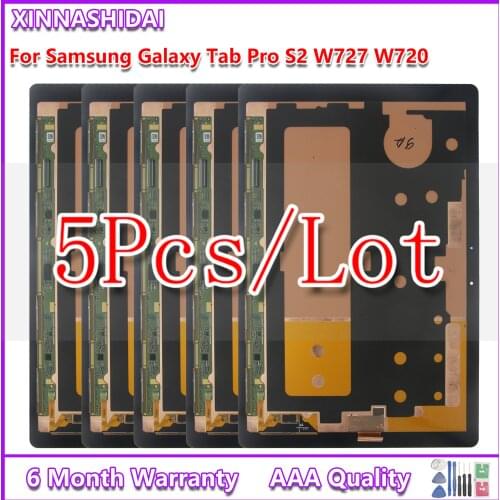 5PCS/100%Tested For Samsung GALAXY TabPro S2 SM-W727 W720 W725 LCD Display Digitizer Screen Touch Panel Assembly