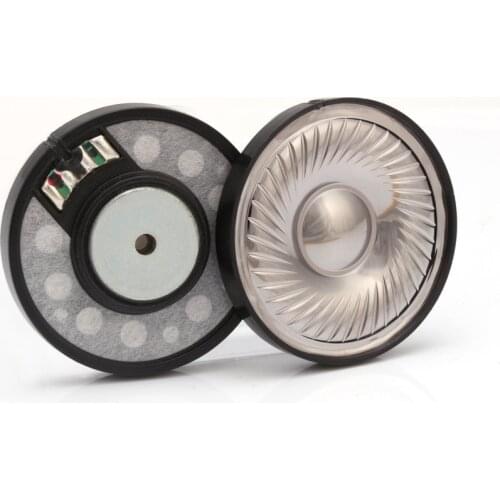 50MM Unit Speaker Titanium Film 113db 32ohms Heavy bass 2PCS