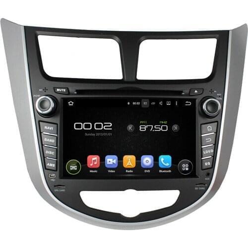 7" PX6 Android 9.0 Car DVD Player For Hyundai Verna Accent Solaris 2011-2012 Multimedia 6 Core Radio 4G+64G Audio Stereo DSP