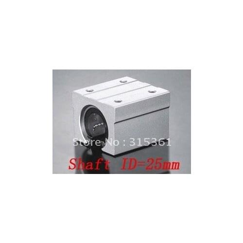 Free Shipping 10PCS/Lot SBR25UU 25mm Open Linear Bearing Slide Linear Motion Block XYZ CNC SBR Series