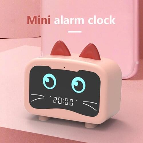 Wireless Bluetooth Alarm Clock Speakers Portable New Animal Design My Neighbor Totoro Gift Multi-fuction speaker Support TF Card