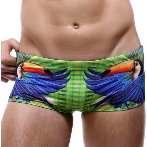 Brand Seobean Swimwear Men Swimming Trunks Swimsuit Bathing Suit Bikini Low Waist Man Gay Beach Sea Swim Shorts Boxer Underwear