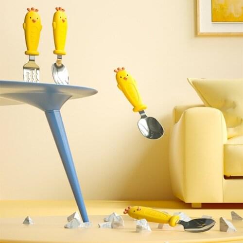 Childrens Chopsticks Baby Cartoon Practice Tableware Kids Training Forks And Feeding Spoon Cutlery Set