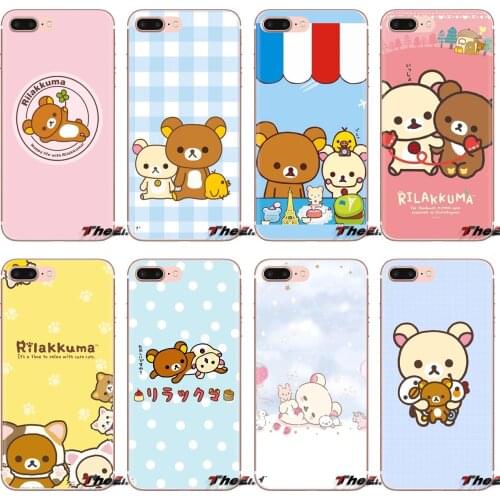 For Huawei Nova 2 2i 3 3i Y3 Y5 Y6 Y7 Y9 Prime 2015 2016 2017 2018 2019 Rilakkuma cat wallpaper for phone Silicone Shell Covers