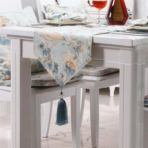 European-style garden pattern table cloth table runner table cloth table runner and mat modern table runners decor