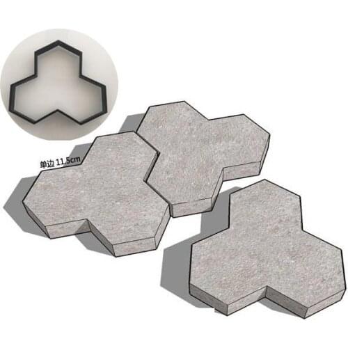 Pavement Mold DIY Plastic Path Maker Mold Manually Paving Cement Brick Molds The Stone Road Concrete Molds Tool For Garden