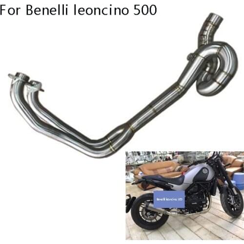 For Benelli leoncino 500 Exhaust motorcycle muffler exhaust pipe escape moto with db killer leoncino BJ500 without exhaust
