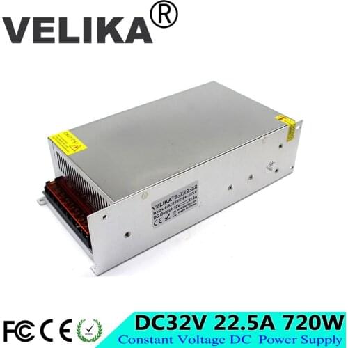 DC Power Supply 32V 22.5A 720w Led Driver Transformer AC110V 220V to 32vdc Power Adapter For Industrial mechanical equipment