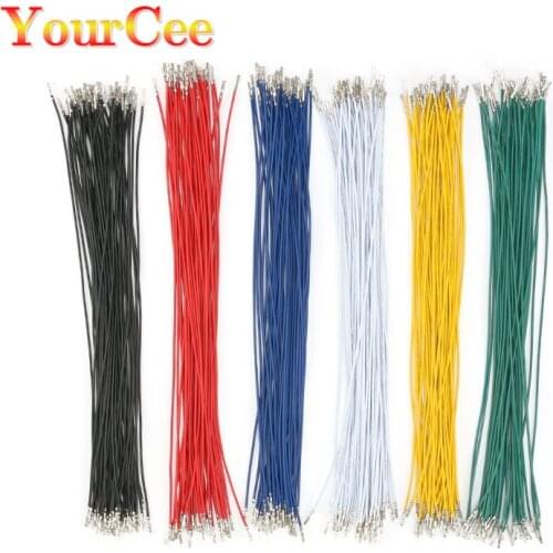 50pcs/lot 1P Dupont 2.54 Cable Jumper Wire Female to Female Double Head Spring Electronic Wire Dupont Line 25cm