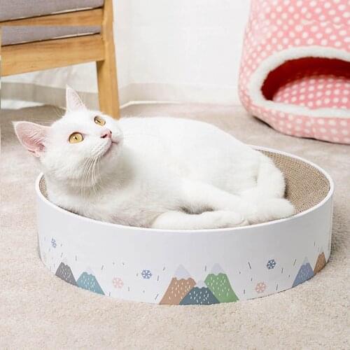 Cat Scratcher Board Nest Basin Toy Cat Nail Grinder Bowl Cat Pet Claw Scratcher Anti-Scratch Sofa Protection