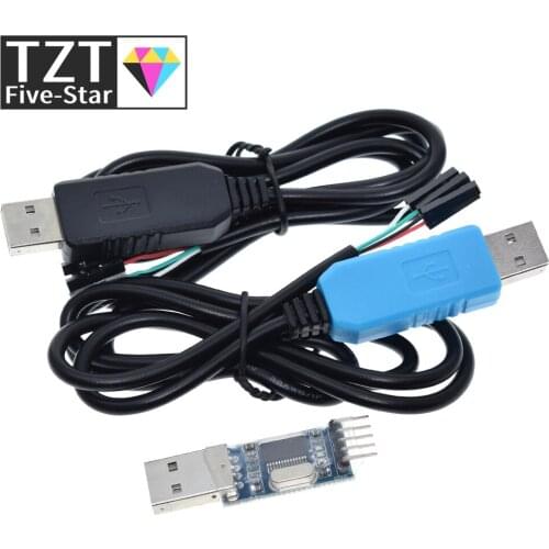 PL2303 PL2303HX/PL2303TA USB To RS232 TTL Converter Adapter Module with Dust-proof Cover PL2303HX for arduino download cable