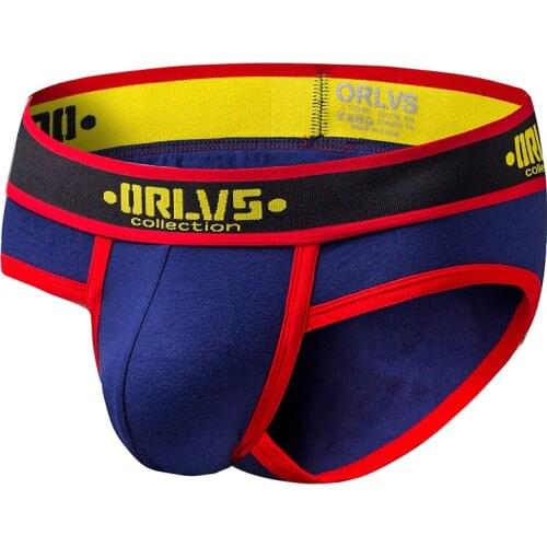 2020 ORLVS Brand Men Briefs Underwear Sexy Breathable Underpants Cotton Comfortable Mens Briefs Underwear Shorts OR175