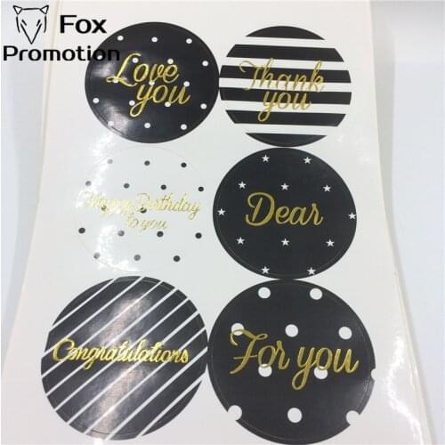 DIY Scrapbooking Thank You LOVE Sealing Sticker for Cookie/Candy/Nuts/Party Gift Package,High Quality 45mm diameter,60pcs/lot