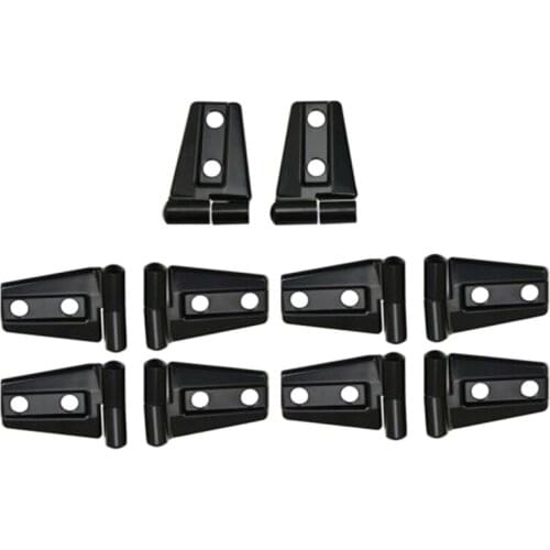 NEW-10X Hood & Door Hinge Cover For 2007-2017 Jeep Wrangler Jk Jku Car Accessories