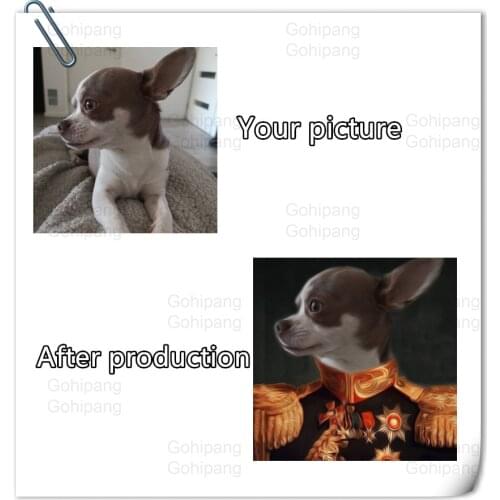 Retro Style Personalized Pet Custom Canvas Painting Animal Creative HD Print Poster Pet Pictures Home Wall Art Decoration