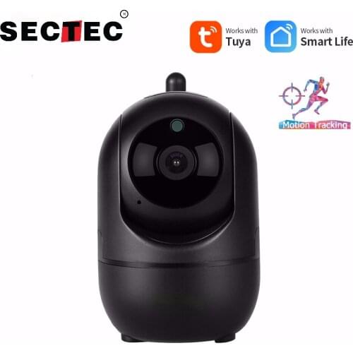 SECTEC 2MP Cloud Wireless IP Camera Intelligent Auto Tracking Of Human Home Security Surveillance CCTV Network Wifi Camera TUYA